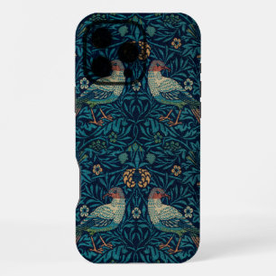 William Morris Vintag Blue Birds Pattern iPhone C 16 Pro Max Hülle