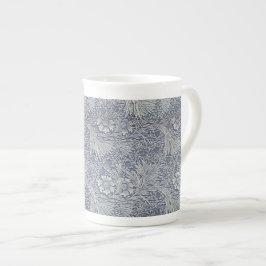 William Morris Vintag Blue Floral Pattern Prozellantasse
