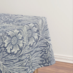 William Morris Vintag Blue Floral Pattern Tischdecke