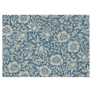 William Morris Vintag Blue Floral Pattern Tischdecke