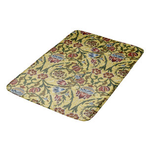 William Morris Vintag Blue Green Red Badematte