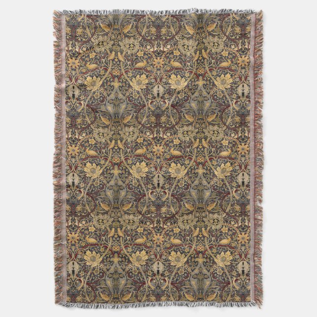 William Morris Vintag Bullerswood-Teppichmuster Decke (Vorderseite Vertikal)