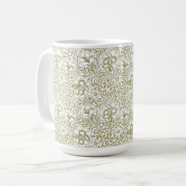 William Morris Vintag Carnation Pattern Kaffeetasse (Vorderseite Links)