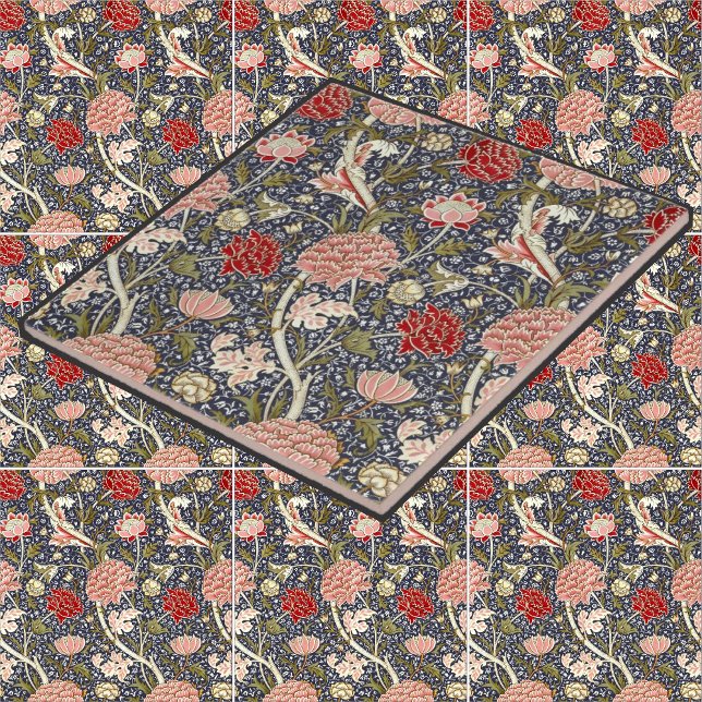 William Morris Vintag Cray Floral Pattern Fliese (Von Creator hochgeladen)