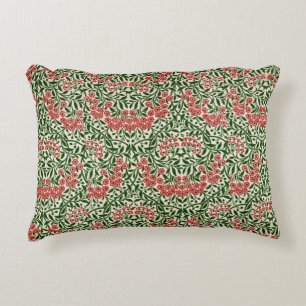 William Morris Vintag Daisy Blume Pink Green Dekokissen