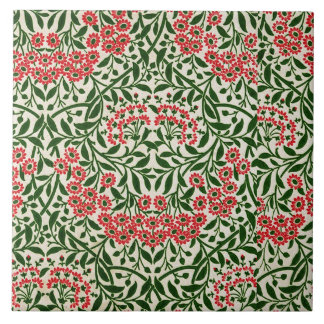 William Morris Vintag Daisy Blume Pink Green Fliese