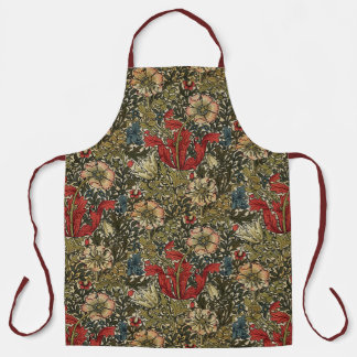 William Morris Vintag Elegantes Blumenmuster Schürze