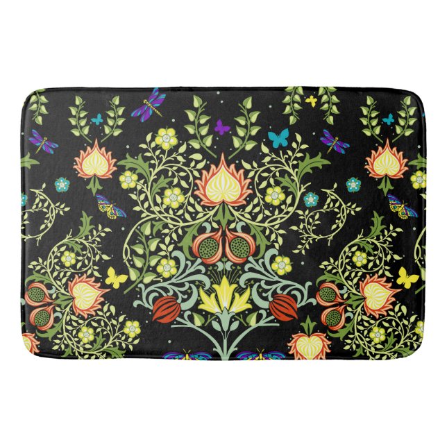 William Morris Vintag Floral Badematte (Vorderseite)
