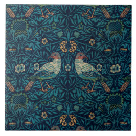 William Morris Vintag Floral Birds Fliese