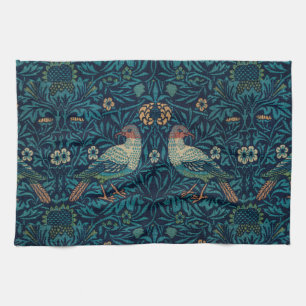 William Morris Vintag Floral Birds Geschirrtuch