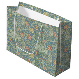 William Morris Vintag Floral Double Bough Große Geschenktüte