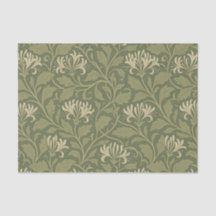 William Morris Vintag Floral Honeysuckle Green