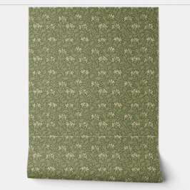 William Morris Vintag Floral Honeysuckle Green Tapete