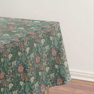 William Morris Vintag Floral Pattern Green Tischdecke