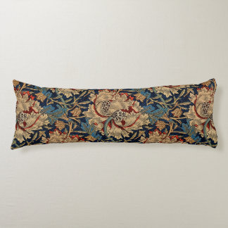 William Morris Vintag Floral Pattern Red Blue Seitenschläferkissen
