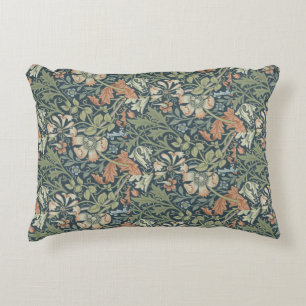 William Morris Vintag Floral Pink Green Complex Dekokissen
