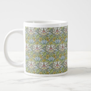 William Morris Vintag Floral Pink Green Myrtle Jumbo-Tasse