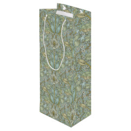 William Morris Vintag Floral Spring Thicket Geschenktüte Für Weinflaschen