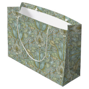 William Morris Vintag Floral Spring Thicket Große Geschenktüte