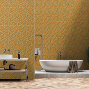 William Morris Vintag Green Orang Tapete