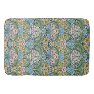 William Morris Vintag Myrtle Blume Yellow Blue Badematte
