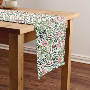 William Morris Vintag Sweet Briar Rose Foliage Großer Tischläufer