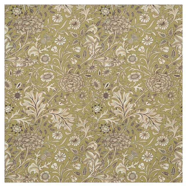 William Morris Vintag Thistles & Blume Muster Stoff (Muster)