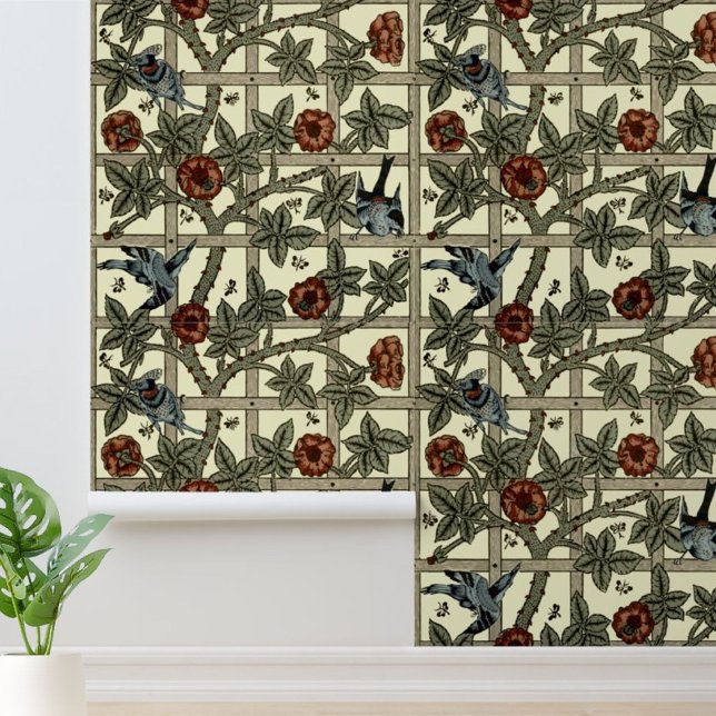 William Morris Vintag Trellis Pattern Tapete (Von Creator hochgeladen)