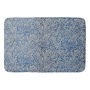 William Morris Vintag Willow Blätter Dark Blue Badematte