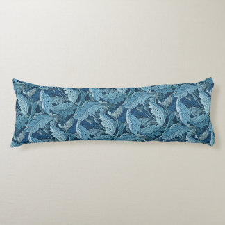 William Morris Vintage Acanthus-Blatt Blau Seitenschläferkissen