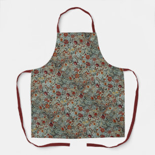 William Morris Vintage Acanthus Portière Floral Schürze