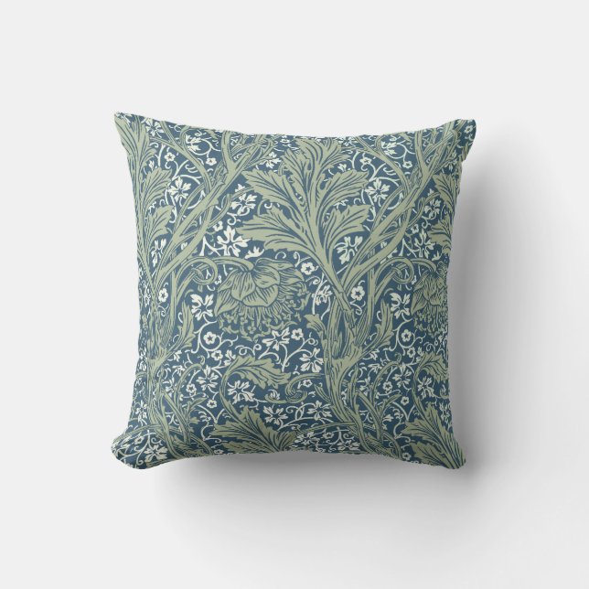 William Morris Vintage Arcadia Muster Kissen (Vorderseite)