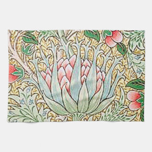 William Morris Vintage Artischocke Florales Muster Geschirrtuch