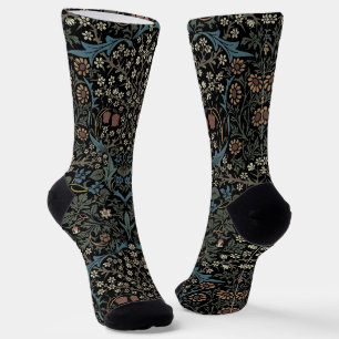 William Morris Vintage Blackthorn-Muster Socken
