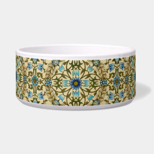 William Morris Vintage Blaue Rebe Nahtloses Muster Napf