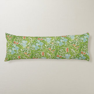 William Morris Vintage Blumen Floral Grün Pink Seitenschläferkissen