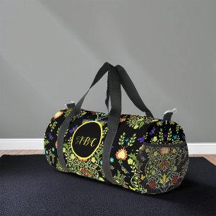 William Morris Vintage Blumen Monogramm Duffle Bag