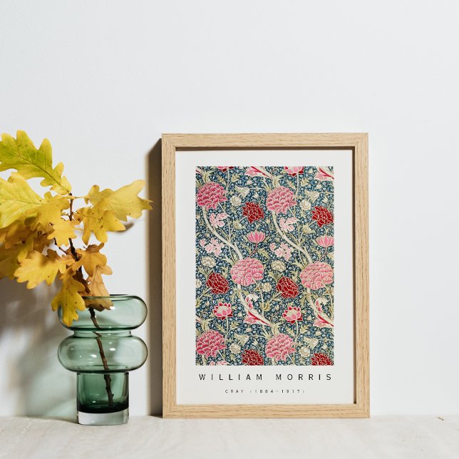 William Morris Vintage Blumenmuster  Poster (Von Creator hochgeladen)
