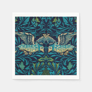 William Morris - Vintage Blumenvögel Serviette