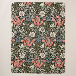 William Morris Vintage Compton Blumenmuster Sherpadecke
