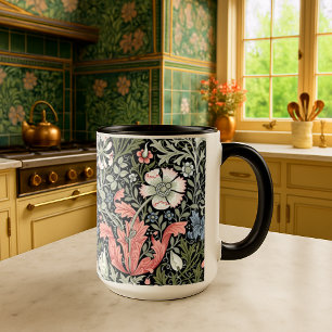 William Morris Vintage Compton Blumenmuster Tasse
