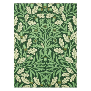 William Morris Vintage Eichen-Ahorn-Muster in Grün Tischdecke