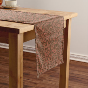 William Morris Vintage Eichhörnchen-Muster Kurzer Tischläufer