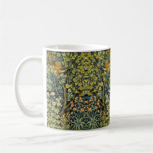 William Morris Vintage Fasan Eichhörnchen Blume Kaffeetasse