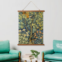 William Morris Vintage Fasan Eichhörnchen Blume
