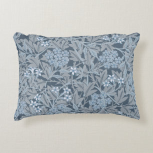William Morris Vintage Floral Blau Jasmine Dekokissen