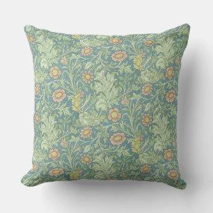 William Morris Vintage Floral Doppelzweige Kissen