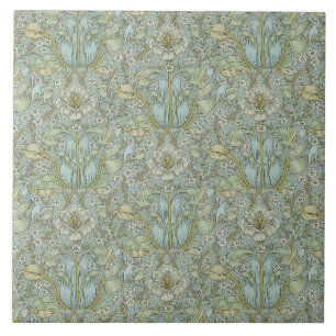 William Morris Vintage Floral Frühling Dickicht Fliese