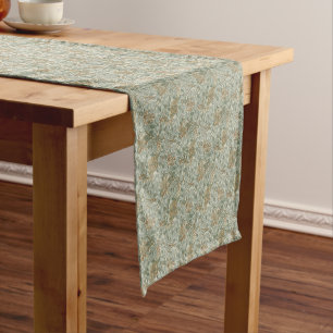 William Morris Vintage Floral Geißblatt Kurzer Tischläufer