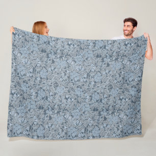 William Morris Vintage Floral Jasmin Fleecedecke